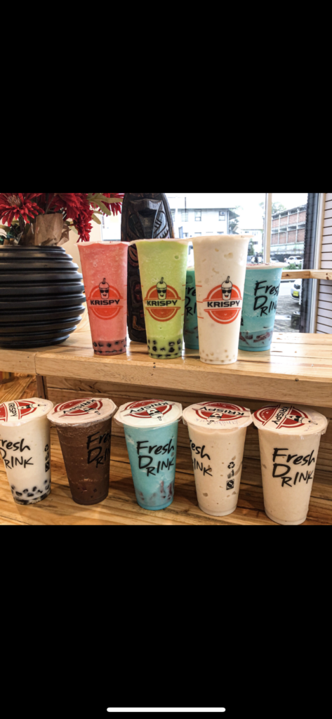 Krispy Boba drinks